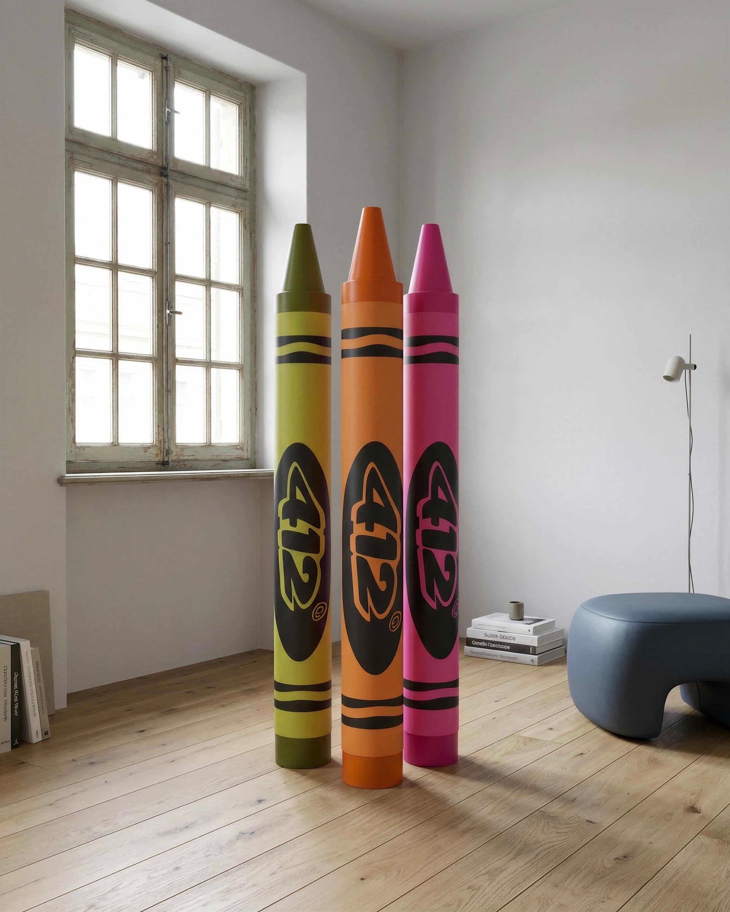 ORANGE GIANT CRAYON