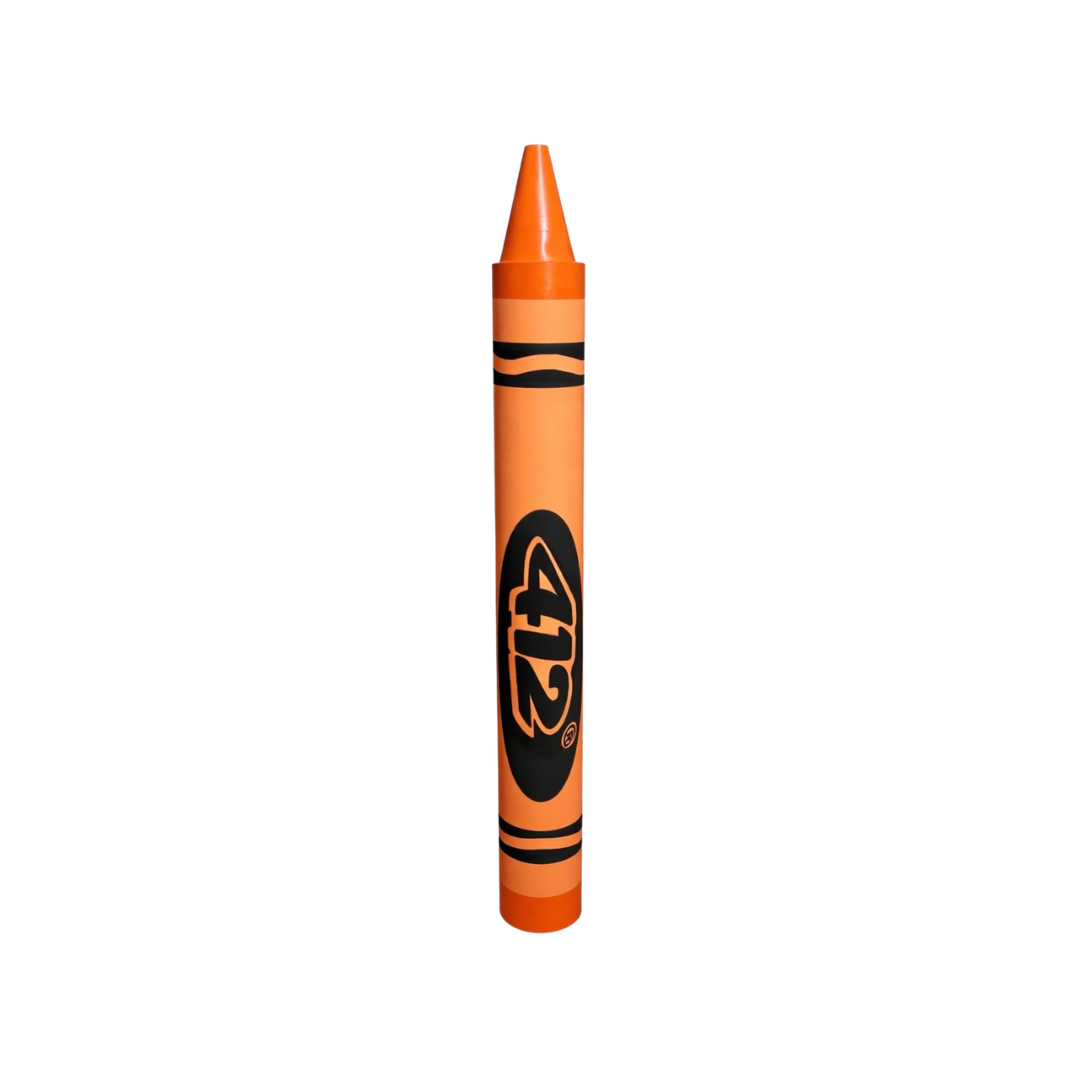 ORANGE GIANT CRAYON