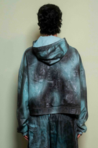 Shiny Hoodie Green
