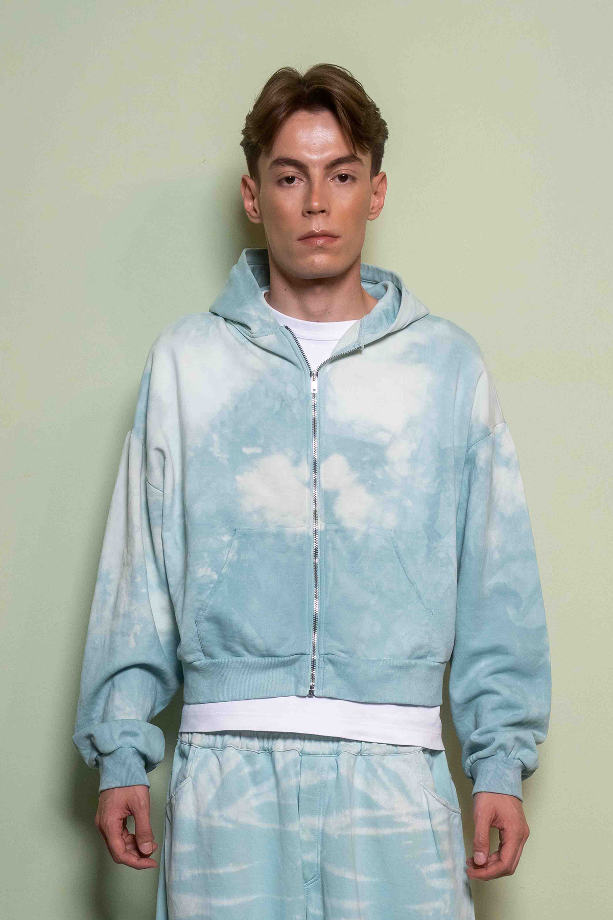 Buble Hoodie Green Main image