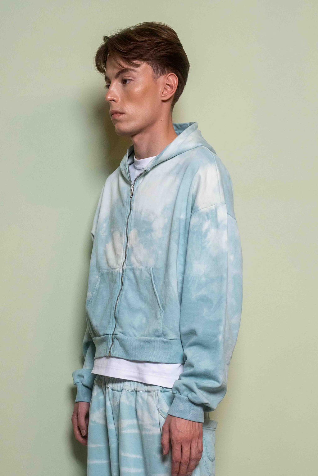 Buble Hoodie Green