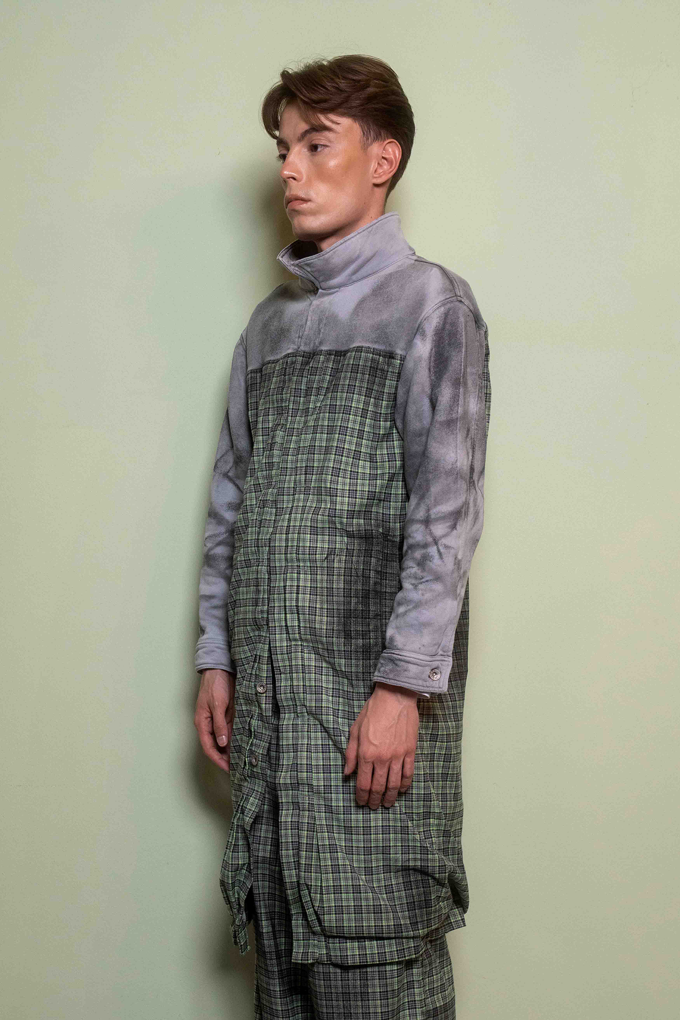 Tartan Coat Green Secondary image