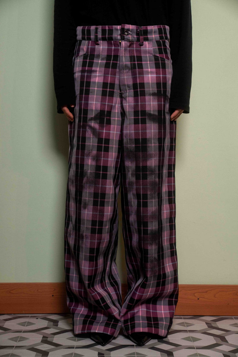 Tartan Pants Pink