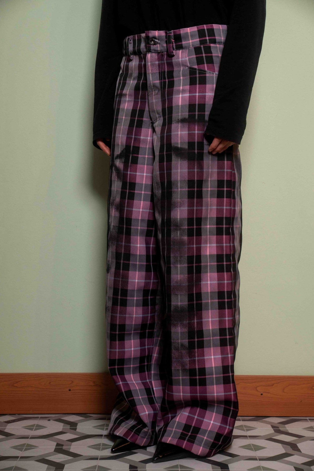 Tartan Pants Pink