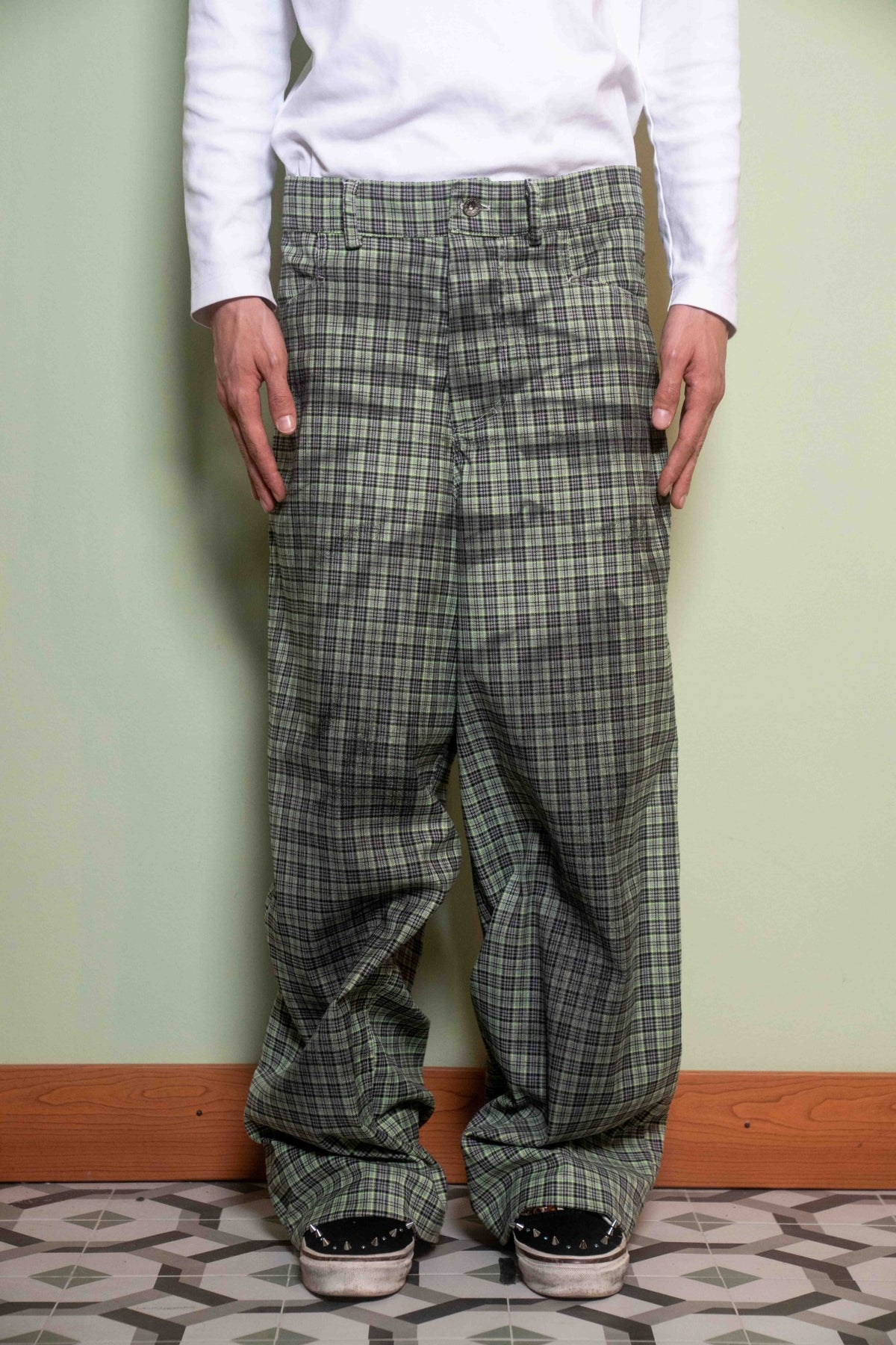 Tartan Pants Green