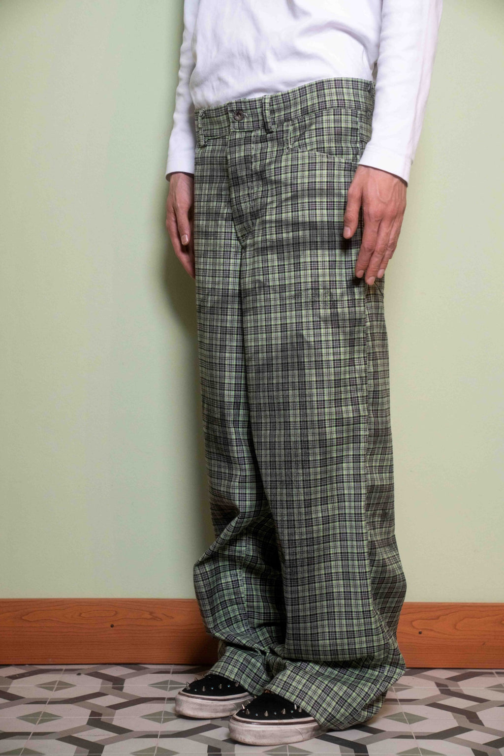 Tartan Pants Green