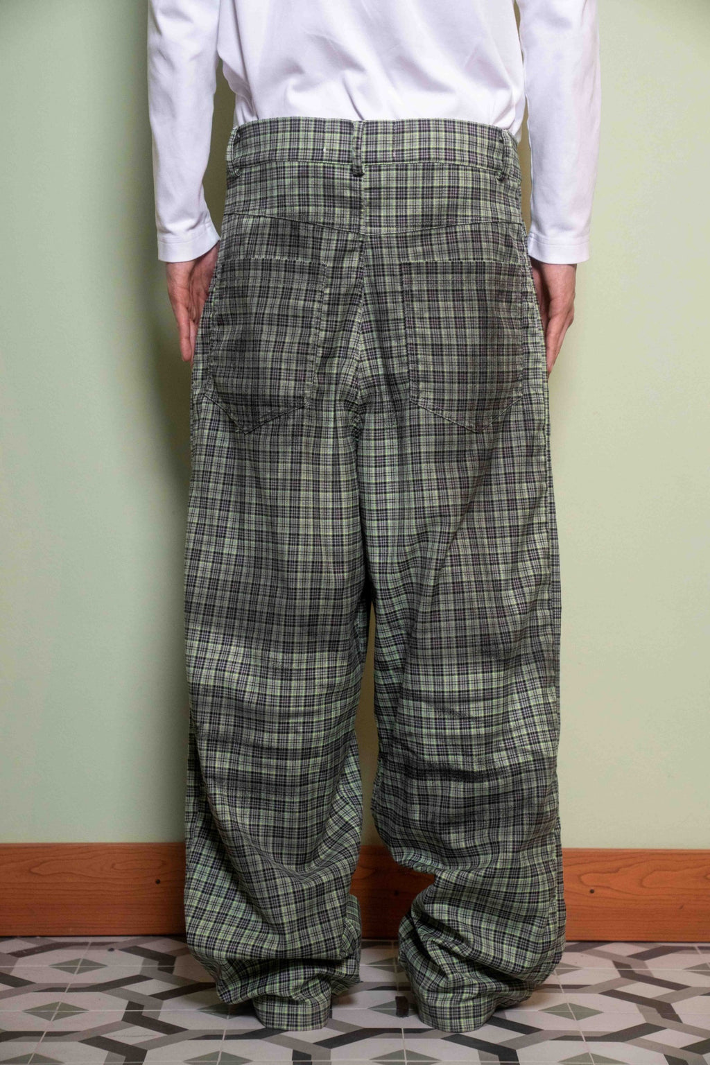 Tartan Pants Green