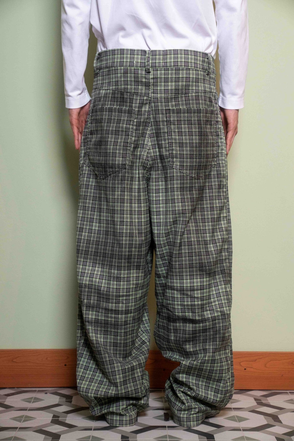 Tartan Pants Green